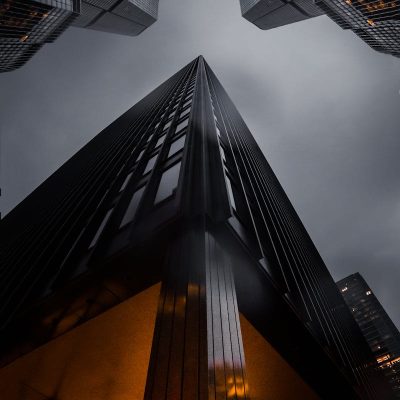 Worm's Eye View Of Buildings